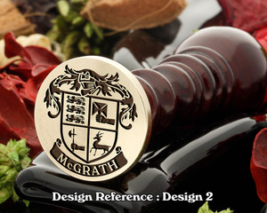 McGrath (Irish) Family Crest Wax Seal McGrath (Irish) Family Crest Wax Seal