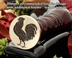 Cock (Close) Wax Seal Stamp Cock (Close) Wax Seal Stamp
