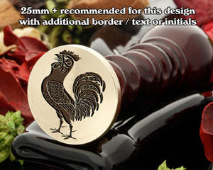 Cock (Crowing) Wax Seal Stamp Cock (Crowing) Wax Seal Stamp