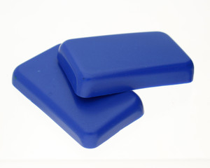 Royal Blue Bottle Wax Plain FInish