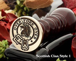 Cunningham Scottish Clan Wax Stamp D1 Cunningham Scottish Clan Wax Stamp D1