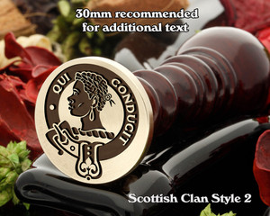 Borthwick Scottish Clan Wax Seal D2