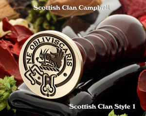 Campbell Scottish Clan Wax Seal D1 Campbell Scottish Clan Wax Seal D1