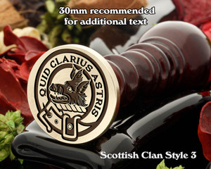Baillie Scottish Clan Wax Seal D3 Baillie Scottish Clan Wax Seal D3