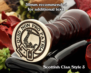 Dewar Scottish Clan Wax Seal D3