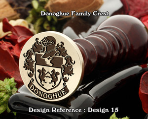 Donoghue Family Crest Wax Seal D15