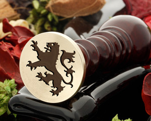 Crest Lion 25 Wax Seal Crest Lion 25 Wax Seal