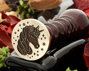 Unicorn Magic Wax Seal Stamp from 25mm