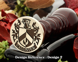 Callister Family Crest Wax Seal D4