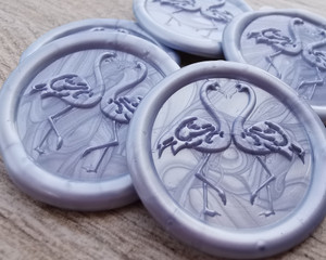 Benotzerdefinéiert Olive Branch Hochzäit Monogram Wax Seal Stickers