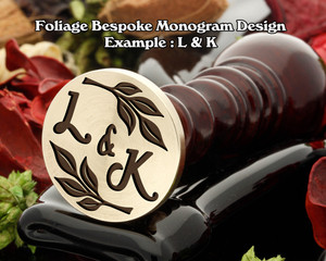 Foliage Monogram Example L&K Foliage Monogram Example L&K