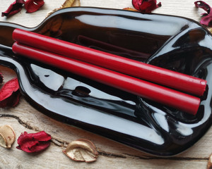 Traditional Red Plain LARGE 11mm Glue Gun Sealing Wax