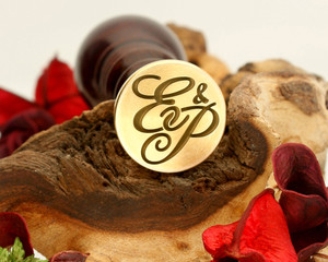 Initials "E&P" Sale Monogram Wax Seal Initials "E&P" Sale Monogram Wax Seal