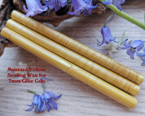 Mustard Pearl Sealing Wax Sticks for 7mm Glue Gun