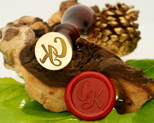 "CK" Monogram Sale Wax Seal "CK" Monogram Sale Wax Seal