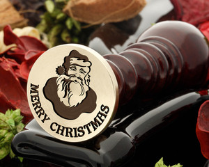 Wax seal, reversed for engraving