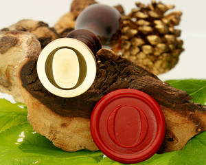 Monogram Initials "O" Wax Seal 25mm Monogram Initials "O" Wax Seal 25mm