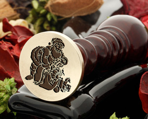 Wax seal, reversed for engraving Wax seal, reversed for engraving