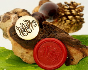 Monogram Initials "WPH" Wax Seal 25mm Monogram Initials "WPH" Wax Seal 25mm