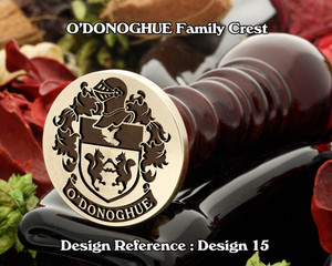 O'DONOGHUE Family Crest Wax Seal D15