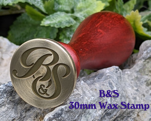 B&S Monogram Sale Wax Seal 30mm