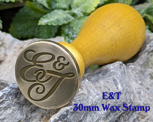 E&T Monogram Sale Wax Seal 30mm