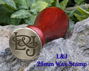 L&J Monogram Sale Wax Seal 25mm L&J Monogram Sale Wax Seal 25mm