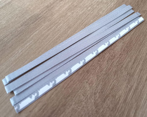 Silver Tear Tape Ribbon Strips (100 pack) Silver Tear Tape Ribbon Strips (100 pack)