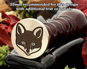 Fox Head D1 Wax Seal Stamp