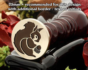 Squirrel D2 Wax Seal Stamp Squirrel D2 Wax Seal Stamp