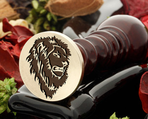 Lion D10 Wax Seal Stamp Lion D10 Wax Seal Stamp