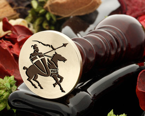 Knight D2 Wax Seal Stamp