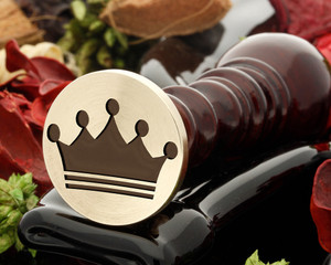 Crown D4 Wax Seal Stamp Crown D4 Wax Seal Stamp