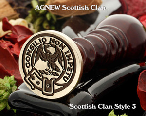 Agnew Scottish Clan Wax Seal Stamp
