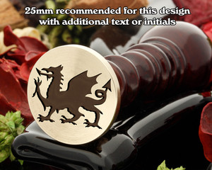 Welsh Dragon D3 Wax Seal Stamp