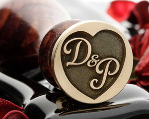 Heart Initials example D&P Heart Initials example D&P