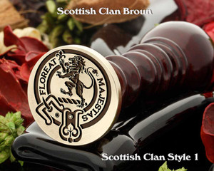 Broun Scottish Clan Wax Seal Stamp