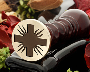 Cross D20 Wax Seal Stamp Cross D20 Wax Seal Stamp
