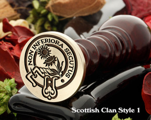 Buchan Scottish Clan Wax Seal D1 Buchan Scottish Clan Wax Seal D1