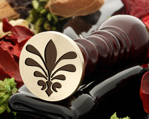 Fleur De Lys D1 Wax Seal Stamp Fleur De Lys D1 Wax Seal Stamp