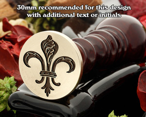 Fleur de Lys D11 Wax Seal Stamp Fleur de Lys D11 Wax Seal Stamp