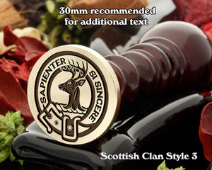 Davidson (2) Scottish Clan Wax Seal D3