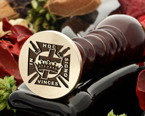Knights Templar 1 wax seal Knights Templar 1 wax seal