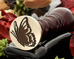 Butterfly D7 Wax Seal Stamp