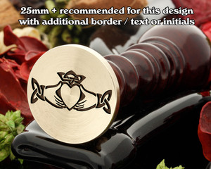 ﻿Claddagh D3 Wax Seal Stamp