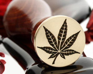 Cannabis Wax Seal Stamp