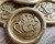 Ganesh Adhesive Wax Seal Stickers 9ct Gold