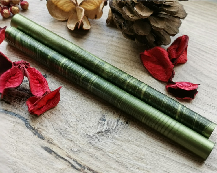Moss Green Pearl 11mm Glue Gun Sealing Wax for Large Glue Gun hand made in Shropshire