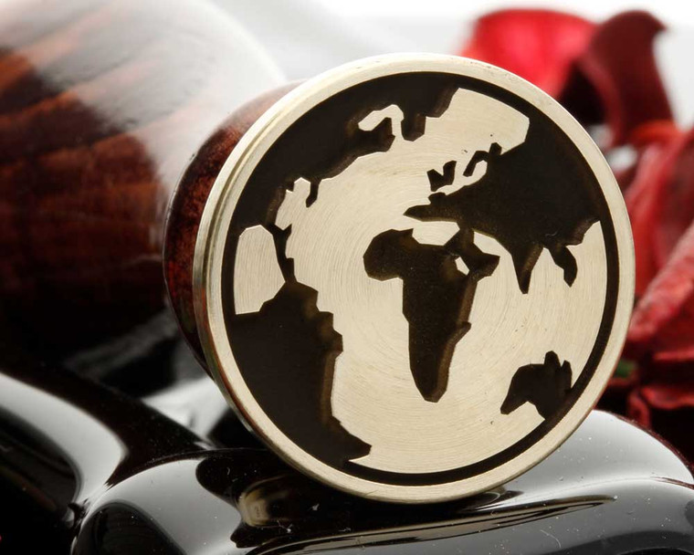 Globe D2 Wax seal Stamp