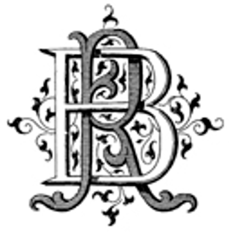 BR RB Victorian Monogram Design 1